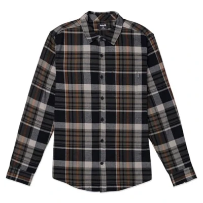 Abbildung von Hurley Herren Portland Organic Flannel Ls Hemd, Fracht, L