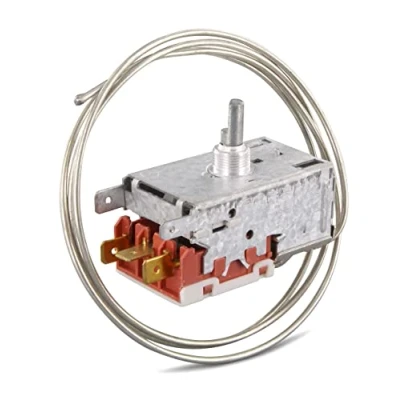 Abbildung von DL pro Universal Thermostat für Ranco K59 L1102 VT9 1200mm 3x 6,3mm AMP Temperaturregler Kühlthermostat mit Zubehör 2 Sterne 3 Kühlschrank Gefrierschrank automatischer Abtauung