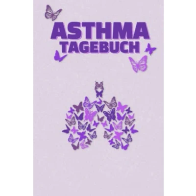 Abbildung von Asthma Tagebuch: Tagebuch zum Eintragen und Protokollieren von Peak Flow, Symptomen Krankheitsverlauf bei Asthma, COPD, Bronchitis Lungenkrankheiten I Tagebuch01
