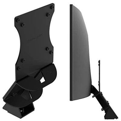 Abbildung von HumanCentric VESA Adapter für Samsung Curved Monitore 32 Zoll CF397 und 24 CRG5, Halterung Montiert Monitor auf Ständer, Schreibtisch mit 75x75 oder 100x100mm