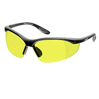 Abbildung von voltX Constructor Schutzbrille Volle Linsenvergrößerung (Nicht bifokal) +1,00 Dioptrien Gelb, LESERSCHUTZBRILLE Vergrößerung Linse mit Lesehilfe CE EN166F, Anti Fog UV400