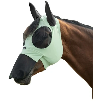 Abbildung von HKM Fliegenmaske Elastic Mit Nüsternschutz Jade L Agradi.deVerkauft von Agradi