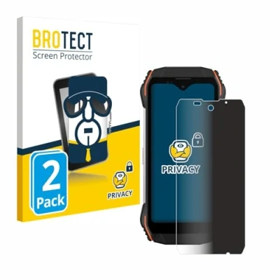 Abbildung von BROTECT (2 Stück Anti Spy Blickschutzfolie für Blackview N6000 Privacy Screen Protector [Displayschutz Folie, Sichtschutz, Blaulichtfilter]