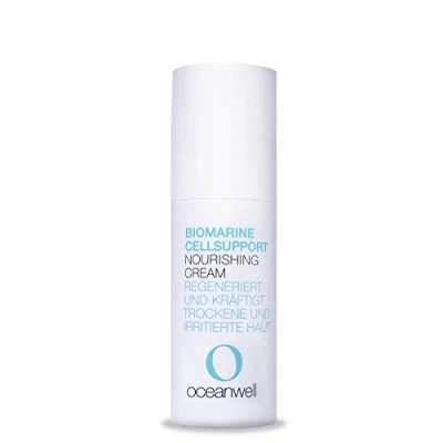 Abbildung von Oceanwell Biomarine Cellsupport Gesichtspflege Nourishing Cream 100ml sensible + trockene Haut Skincare Moisturizer Vegan Naturkosmetik Neurodermitis/Schuppenflechte