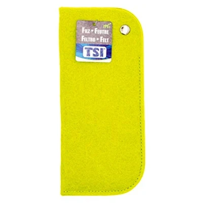 Abbildung von TSI 70490 HG Filz Brillenetui rPET, Farbe hellgrün (18 x 8,5 cm)
