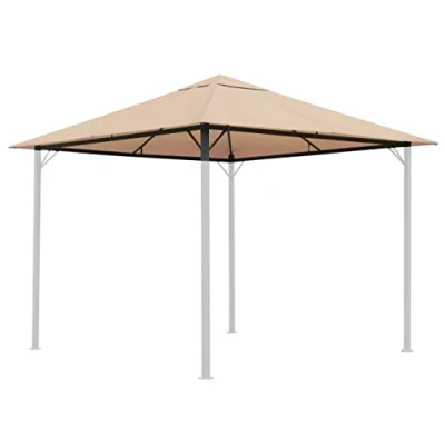 Abbildung von Quick Star Pavillon Ersatzdach 3x3m Sand 250g/m3, 250 g/m², 297 x cm, Mit Lüftungsschlitzen
