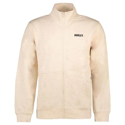 Abbildung von Hurley Herren Fastlane Zip Fleece Pullover Sweater, Sandfarben, S