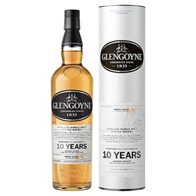 Abbildung von Glengoyne Highland Single Malt Scotch Whisky im Alter von 10 Jahre 70cl Pack (70cl)