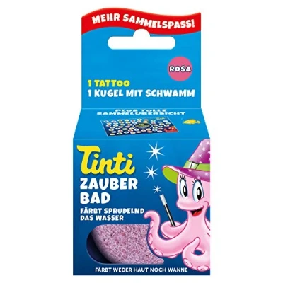 Abbildung von Tinti Zauberbad Rosa Sprudelnde Badekugel mit Überraschung, 1er Pack