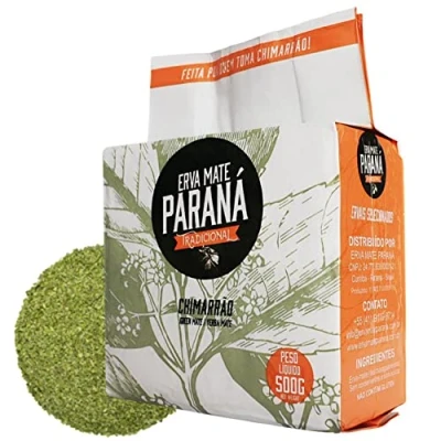 Abbildung von Yerba Mate Tee Parana Chimarrao Traditional 0.5 kg + Geschenk Probe (40g): Reich an Antioxidantien, Vitaminen, beschleunigt den Stoffwechsel, zuckerfrei Brasilien