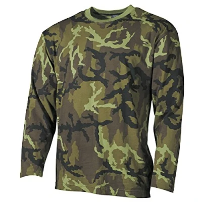 Abbildung von MFH T Shirt US Shirt, langarm, 170 g/m², M 95 CZ tarn