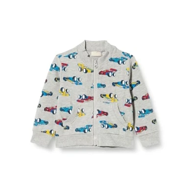 Abbildung von Chicco, Felpa con zip, Baby Jungen, Grau (2), 6M, Entworfen in Italien