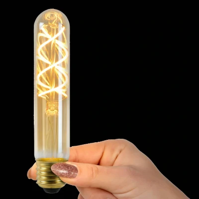 Abbildung von Lucide LED Lampe Glühlampe Durchmesser 3 cm Dimb. E27 1x5W 2200K Bernstein, x 15