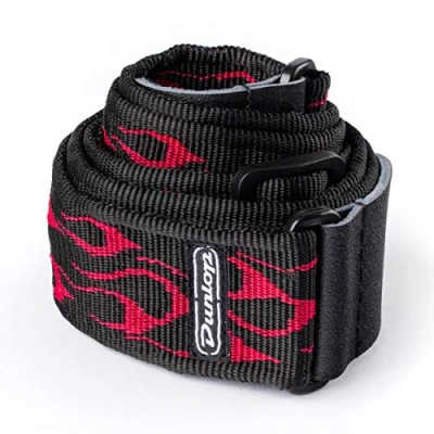 Abbildung von Jim Dunlop Gitarrengurt Rote Flamme