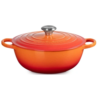 Abbildung von Le Creuset Bratpfanne Marmite Signature Ofenrot ø 26 cm / 4.1 Liter