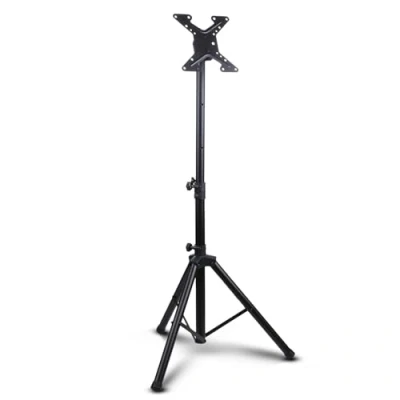 Abbildung von Pyle Fernseher Halterung, TV Ständer, Fernsehständer für 32 Zoll TVs, portable Tripod Stand mit VESA 75x75,100x100, 200x100, 200x200, Stativ Höhenverstellbar 82 152cm, 0 360 Neigung, max 10kg
