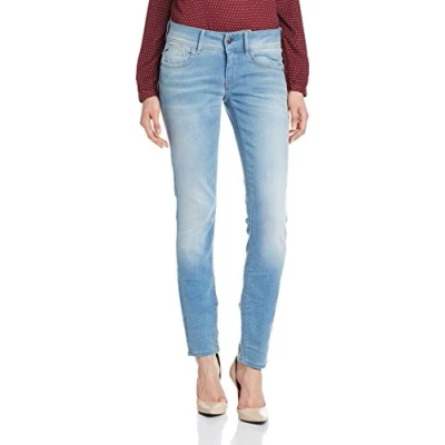 Abbildung von G Star Damen Lynn Mid Waist Skinny Jeans, Blau (lt aged 60885 D010 424), 25W / 32L