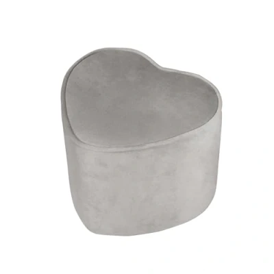Abbildung von roba® Kinderhocker Lil Sofa, bequemer Hocker mit Samtstoff