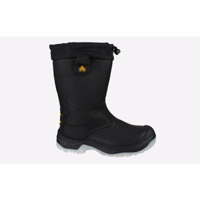 Abbildung von Amblers FS209 Herren Wasserfest Sicherheitsschuhe Sicherheitsstiefel Stiefel Schwarz EUR 42