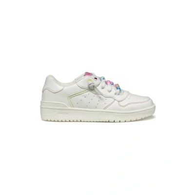 Abbildung von Geox Washiba Sneaker low für Kinder, Größe: 35, White pink Schuhe