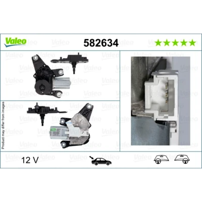 Abbildung von VALEO 582634 Scheibenwischermotor 12 hinten für Links /Rechtslenker