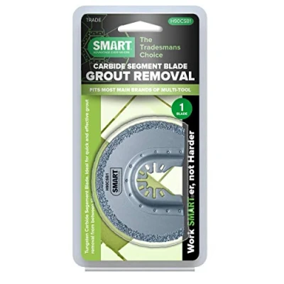 Abbildung von SMART Trade 90mm Wolframkarbid Segmentklinge Robustes Multi Tool Zubehör zum Schneiden von Fliesen, Beton &amp; mehr