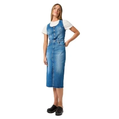 Abbildung von Wrangler THE Dress Jeanskleid, Damen, Größe: 48/50, wrugged