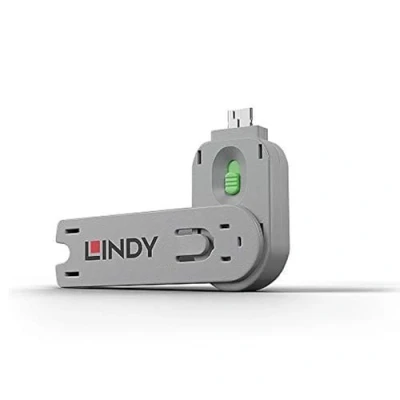 Abbildung von LINDY 40621 Schlüssel für USB Port Schloss, grün