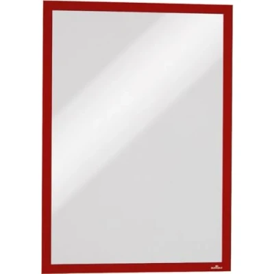 Abbildung von Durable Info Rahmen Duraframe Magnetic (A3, Magnetrahmen für metallische Oberflächen) 5 Stück, rot, 486803