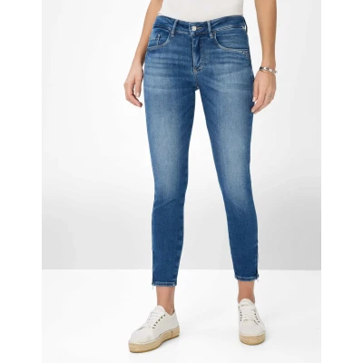 Abbildung von BRAX Style ANA Jeans Slim Fit, Damen, Größe: 42xS, Used regular blue