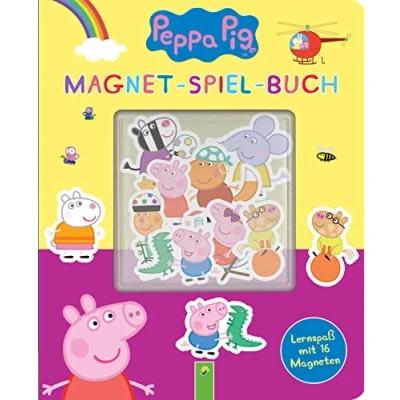 Abbildung von Peppa Pig Magnet Spiel Buch: Lernspaß mit 16 Magneten. Für Kinder ab 4 Jahren