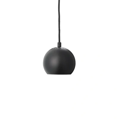 Abbildung von FRANDSEN Hängeleuchte Ball, schwarz matt, Ø 12 cm