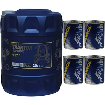 Abbildung von 20L MANNOL Motoröl Traktor Superoil API CD 15W 40 Motorspülung Motor Flush