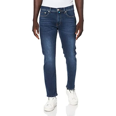 Abbildung von Pierre Cardin Herren Futureflex Tapered Fit Jeans, Blau (Rinse Dark Denim 04), 34W / 34L