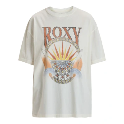 Abbildung von Roxy Dreamers Tshirt print, Damen, Größe: Large, White