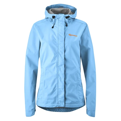 Abbildung von Gonso Damen Regenjacke Sura Light, Fahrradjacke mit Kapuze, wasserdicht und atmungsaktiv, Radjacke wärmeisolierendem Innenfutter aus Mesh, 34