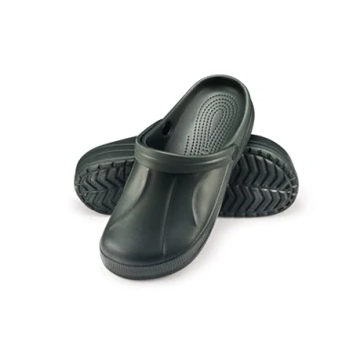 Abbildung von ESTRO Gartenschuhe Herren Clogs Gummi Gartenclogs Männer Hausschuhe Leicht Gummischuhe Für F06 (41, Dunkelgrün)