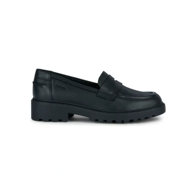 Abbildung von Geox JR Casey Slipper für Kinder, Größe: 35, Black Schuhe