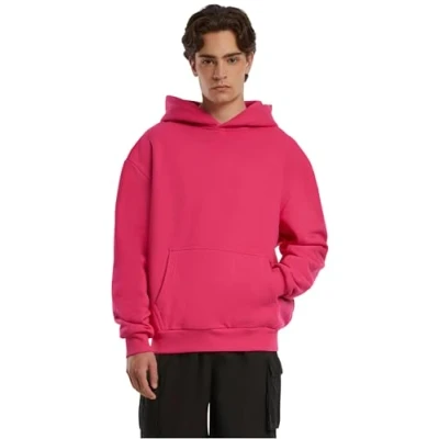 Abbildung von Urban Classics Ultra Heavy Kapuzenpullover, Herren, Größe: 4XL, Hibiskuspink