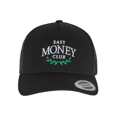 Abbildung von Mister Tee Panel Retro Trucker Capeasy Money CLUB Cap, Größe: One Size, Black