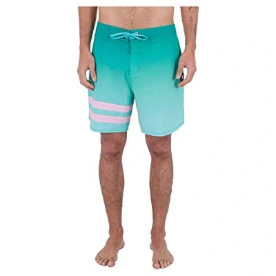 Abbildung von Hurley Herren Phantom eco Block Party 18&#039; Badeshorts f r Herren, Tropical Mist, 28 EU