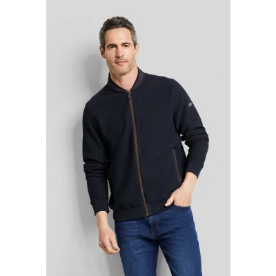 Abbildung von bugatti WARM Luxury Sweatjacke, Herren, Größe: Medium, Marine