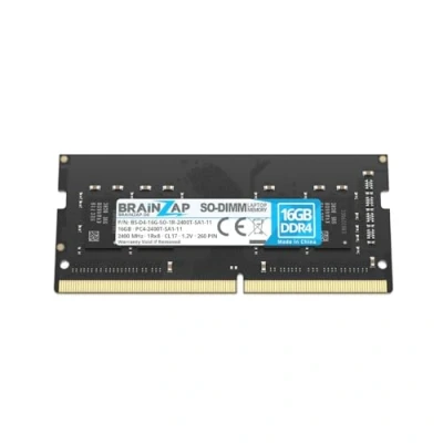 Abbildung von BRAINZAP 16GB DDR4 RAM SO DIMM PC4 2400T SA1 11 1Rx8 2400 MHz 1.2V CL17 Notebook Laptop Arbeitsspeicher Unbuffered Non ECC