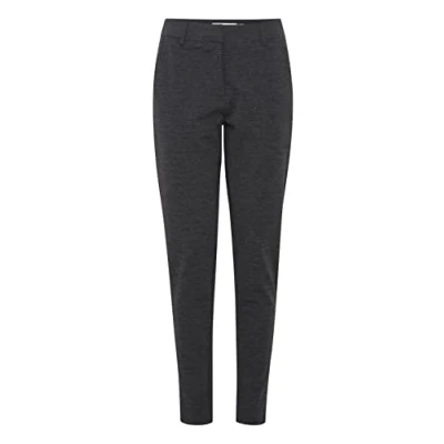 Abbildung von ICHI Ihkate SUS Office PA Chino, Damen, Größe: Medium, Dark grey melange