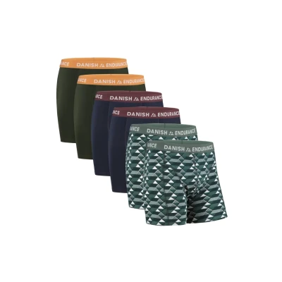 Abbildung von Danish Endurance Classic 6 PACK Panties, Herren, Größe: 3XL, Multicolor