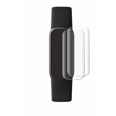 Abbildung von BROTECT 2 Stück Full Cover Schutzfolie für Fitbit Luxe Screen Displayschutz Folie [3D Curved, Anti Fingerprint, Kristall Klar]
