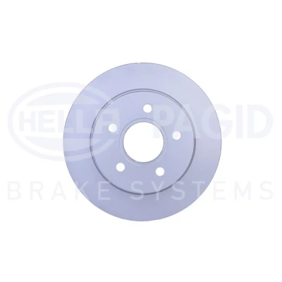 Abbildung von HELLA PRO 8DD 355 111 381 Bremsscheibe 265 11 05/05 108 voll beschichtet ohne Radbefestigungsbolzen, Radnabe FORD: Focus 2 Kombi
