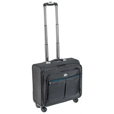 Abbildung von PEDEA Business Trolley Premium Laptop Rollkoffer bis 17,3 Zoll (43,9 cm) mit Übernachtungsfach, schwarz