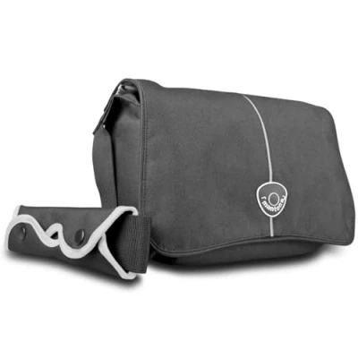 Abbildung von Mantona Cool Bag SLR Kameratasche (Messenger Bag, Universaltasche) schwarz/weiß