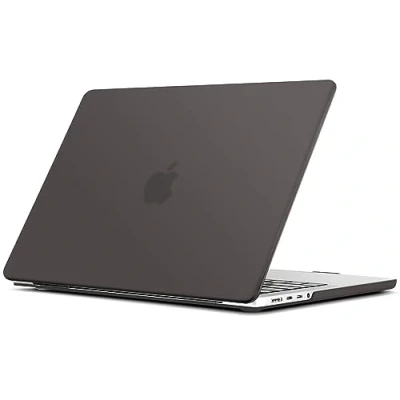 Abbildung von TECOOL Hülle für neuen MacBook Pro 14 Zoll mit M3 M2 M1 Pro/Max Chip 2021 2023 A2992 A2918 A2779 A2442, Ultradünne Schutzhülle Hartschale Case, Mattes Dunkelgrau